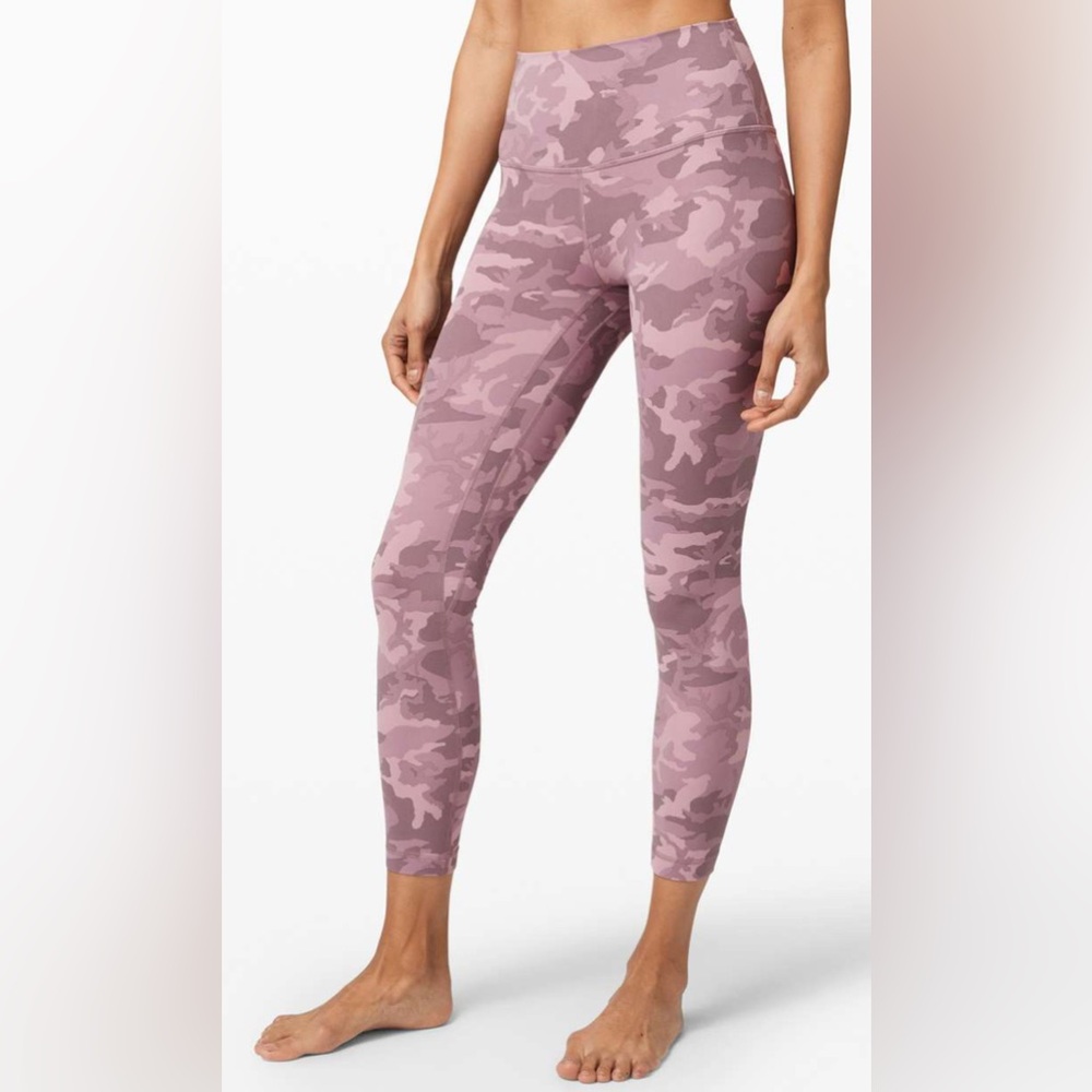 lululemon athletica Pink Camo Leggings